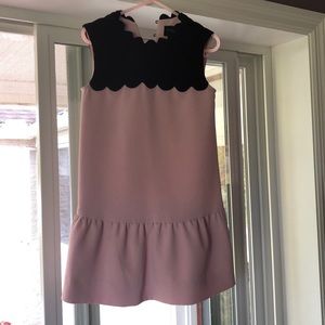 Pink and black Victoria Beckham girls dress